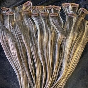 100% Human Hair Clip Extensions
